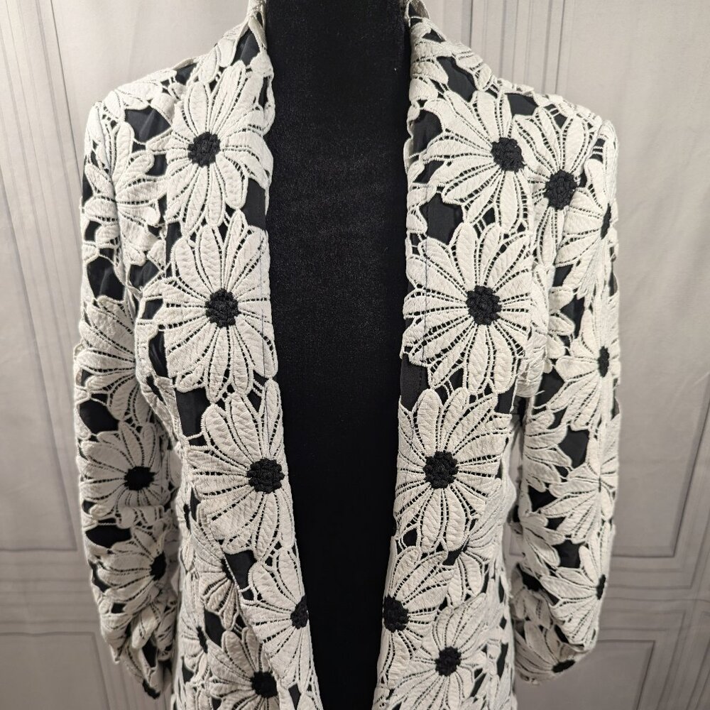 Judith March Embroidered Blazer